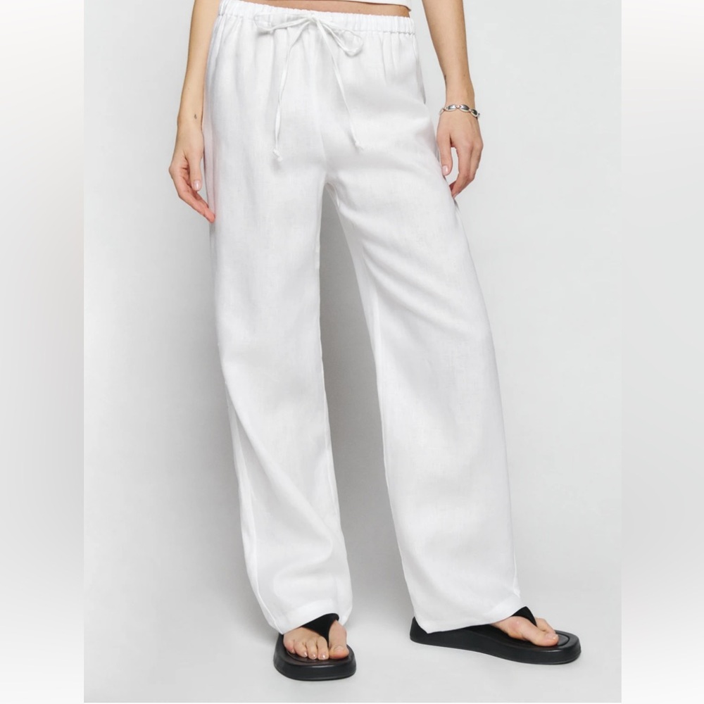 Reformation Olina Linen Pant